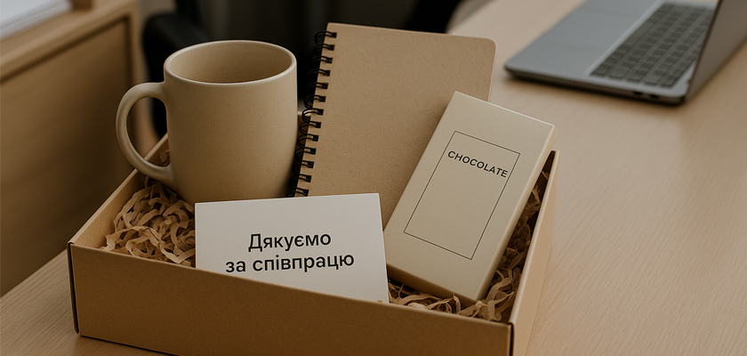 Корпоративні подарунки для партнерів