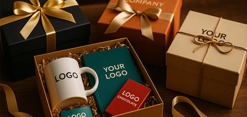 подарункові коробки з логотипом
