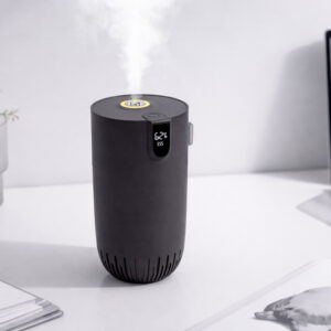 Зволожувач повітря Alba TM TEG з LED-дисплеєм на робочому столі, компактний безшумний офісний пристрій