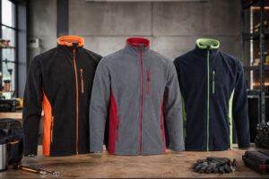 Флісова куртка VL GERAS з логотипом для корпоративного одягу та брендування персоналу