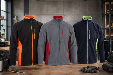 Флісова куртка VL GERAS з логотипом для корпоративного одягу та брендування персоналу