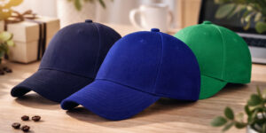 кепка Athletic 2 TM Floyd у різних кольорах на столі в офісному інтер’єрі