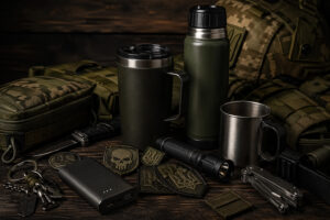 Сувеніри для військових — термочашки, термоси, павербанк, шеврони та мультитули