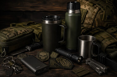 Сувеніри для військових — термочашки, термоси, павербанк, шеврони та мультитули
