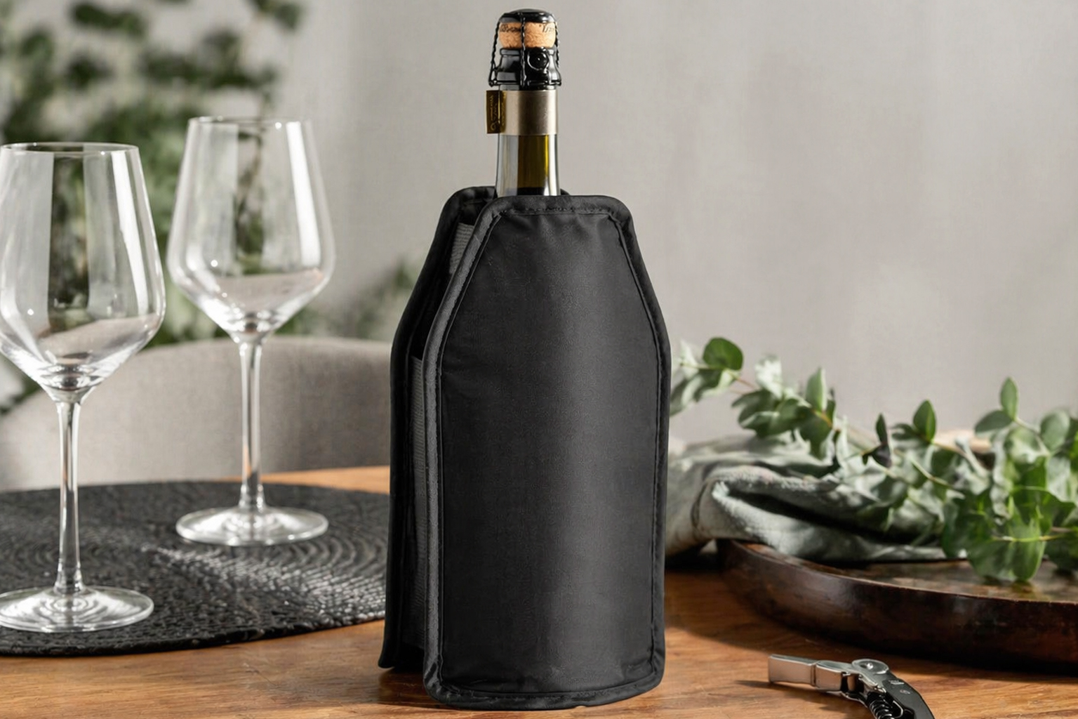 BLEND нейлоновий чохол для охолодження пляшки з шампанським на столі