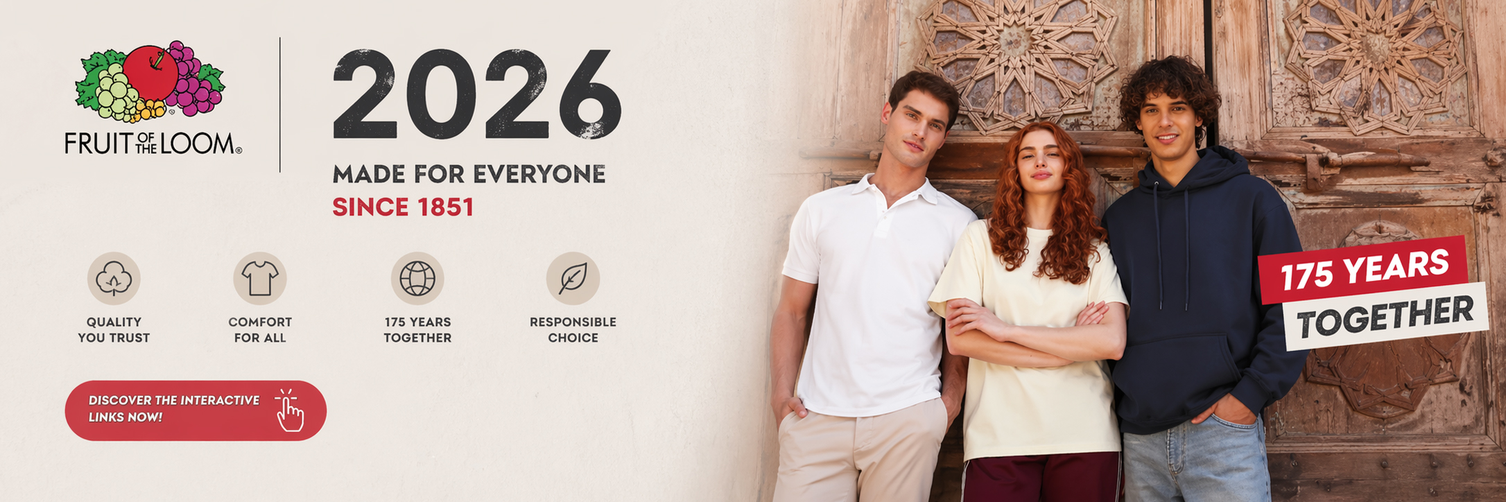 Fruit of the Loom 2026 каталог рекламно-сувенірної продукції — брендований текстиль та корпоративний одяг