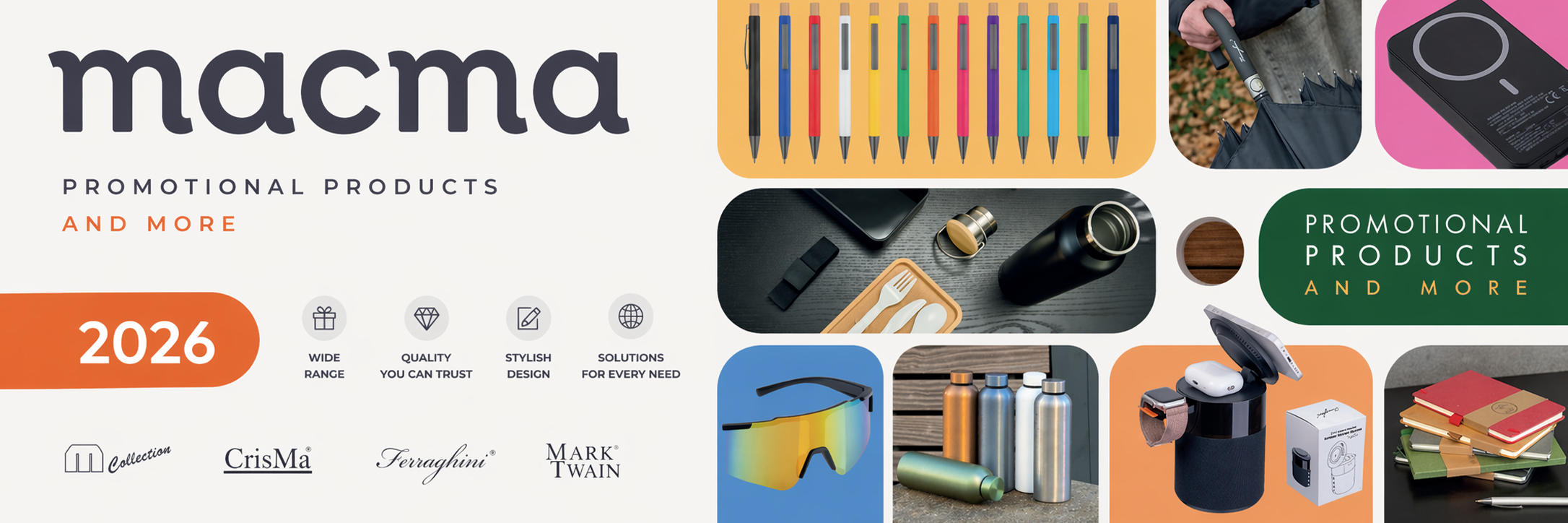 Macma 2026 каталог рекламно-сувенірної продукції — мерч, аксесуари та корпоративні подарунки для бізнесу