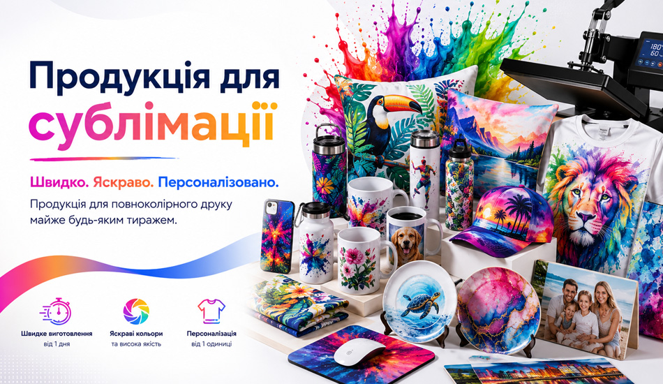Продукція для сублімації