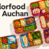 Colorfood від Auchan — різнокольорові ланч-бокси з овочами, фруктами, рибою, пастою, рисом та іншими здоровими продуктами
